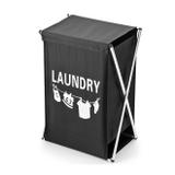 Cesto para roupas desmontavel luxo organizador de banheiro e lavanderia com tampa e capacidade 7,5kg - Faça resolva