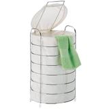 Cesto para Roupas Redondo com Tampa 34x57cm CR482 - Uti mil