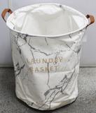 Cesto Para Roupas Sujas Organizador Flexível Laundry Basket Branco Cinza - Coisaria