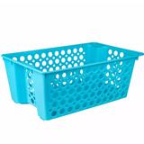 Cesto Plastico Empilhavel Retangular P Azul 5,16l - Prat-k