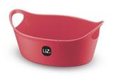 Cesto Plus M Vermelho Solido De Plastico Uz