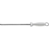 Chaira de Aço Inox com Cabo em Polipropileno cor Branco 8" 31cm Linha Precision 2506/310 Brinox