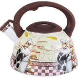 Chaleira Aço Decorada 2,8L Cheff Etilux