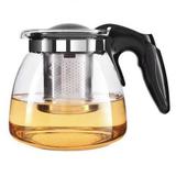 Chaleira Com Infusor De Vidro 1100ml Inox Para Chá Bule - Jcm