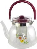 Chaleira de Vidro com Infusor 1,6 Litros Gp Inox