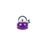 Chaleira de Vidro Decorada Roxa c/ Apito 2 L - Wellmix