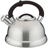 Chaleira Diletta 3 Litros Fundo Triplo Aço Inox Preta Mor