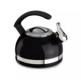 Chaleira em aço inox com apito Kitchenaid Empire Onyx 1,9 litro black