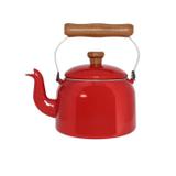 Chaleira Esmaltada Tradicional - Vermelha - Ewel