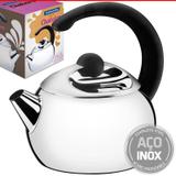 Chaleira Inox Tramontina 1,3 Litros Alto Brilho Ø15cm C/ Nf