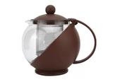 Chaleira para cha com filtro plastico e vidro 750ml 1un - 2105561