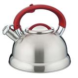 Chaleira Vermelha Aço Inox 3 Litros Com Fundo Triplo Diletta Mor