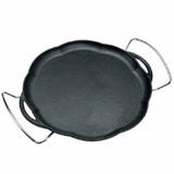 Chapa Petisco Ferro Com Suporte Redonda 24 Cm Panela Mineira