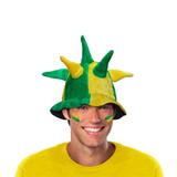 Chapéu Bobo da Corte Maluco Verde e Amarelo Brasil CP225 - Festabox