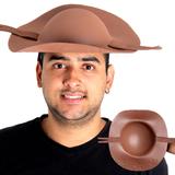 Chapéu Cangaceiro EVA Adulto - Claro - Festa junina