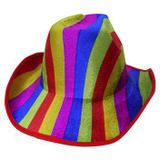 Chapeu Cowboy Kit Com 3 Colorido Festa Carnaval Baile Fantasia (BSL-2544-9) - Braslu