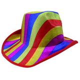 Chapeu Cowboy Kit Com 3 Colorido Festa Carnaval Fantasia Baile - Braslu