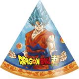 Chapéu de Aniversário Dragon Ball Super 08 unidades Festcolor - Festabox
