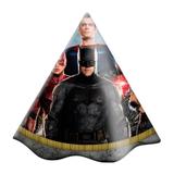 Chapéu de Aniversário Liga da Justiça o Filme 08 unidades Festcolor