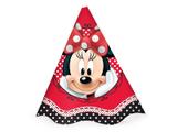 Chapéu de Aniversário Minnie Vermelha Disney - 8 unidades - Regina Festas - Minnie bowtique
