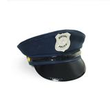 Chapéu Policial Azul Acessório Carnaval Fantasia - Cromus