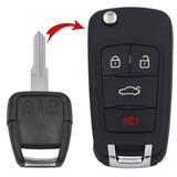 Chave Canivete Alarme Orignal Gm Vectra Com Placa Vectra 2000 A 2012 - Chevrolet gm