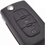 Chave Canivete Carcaça Citroen - 3bts (Mod. Porta-Malas) Picasso/C4 Pallas