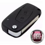 Chave Canivete Carcaça Fiat - 3bts (Cor Preto) Estilo / Palio / Idea / Strada