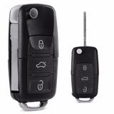 Chave Canivete Carçaça VW Gol Voyage G5 Polo Bora 3 Botões - Volkswagen vw