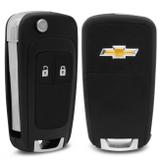 Chave Canivete Chevrolet Onix 13 A 18 Cobalt Spin S10 12 A 18 Cruze 11 A 18 2 Botões Com Lâmina - B. imports
