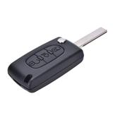 Chave Canivete Citroen - 3bts (Bateria na Carcaça) C4 HATCH (Mod. Farol)