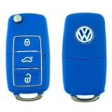 Chave Canivete Completa Alarme Vw Gol, Voyage, G6 - Volkswagen