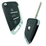 Chave Canivete Completa Peugeot 206 207( 2007 A 2014)