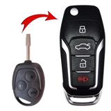 Chave Canivete Ford + Placa de Circuito Mondeo Focus até 2008