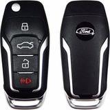 Chave Canivete Ford Positron Flex Fiesta Ka Ecosport + Code