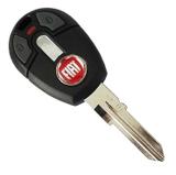 Chave Canivete Gaveta Fiat + Controle Alarme Original Poistron Flex