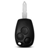 Chave Renault Logan Sandero 2008 2009 2010 2011 2012 Com Lâmina Modelo Original 3 Botões Preta - Ha imports