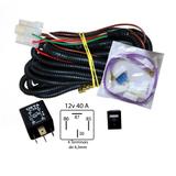 Chicote Farol Auxiliar Milha Universal 12v Com Botão E Relê - Iguanna