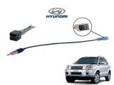 Chicote Plug + adaptador antena Tucson 2002 a 16 - X3automotive