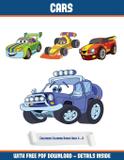 Childrens Coloring Books Ages 4 - 8 (Cars) - West suffolk cbt service ltd