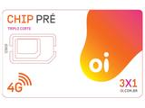 Chip Oi 3 em 1 Pré - DDD 47 SC Tecnologia 4G