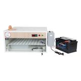 Chocadeira ALTA ECLOSÃO 120 ovos Trivolt com 4 ventiladores com carregador e Controle de Umidade (GC120TCU) - Galinha choca chocadeira