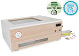 Chocadeira ALTA ECLOSÃO Automática 120 ovos BOX TRIVOLT com controle de Umidade (GCB120TU) - Galinha choca chocadeiras