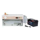 Chocadeira ALTA ECLOSÃO Automática 60 ovos Trivolt com Carregador e 2 ventiladores controle de Umidade (60TCU) - Galinha choca chocadeiras