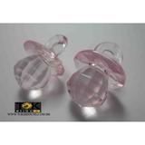 Chupeta Acrilica - Rosa Bebe - Unidade - Tok bijouxs