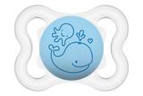 Chupeta Air 0 à 6 meses baleia azul MAM