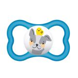 Chupeta Air Azul Cachorro - BPA Free +6 Meses - MAM