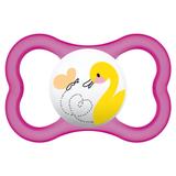 Chupeta Air Silk Touch Girls - Acima de 6 Meses- Rosa Patinho - MAM