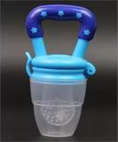 Chupeta Alimentadora Bico Silicone para Bebê Frutas Azul - Mdmbaby