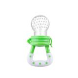 Chupeta Alimentadora Bico Silicone para Bebê Frutas verde - Mdmbaby